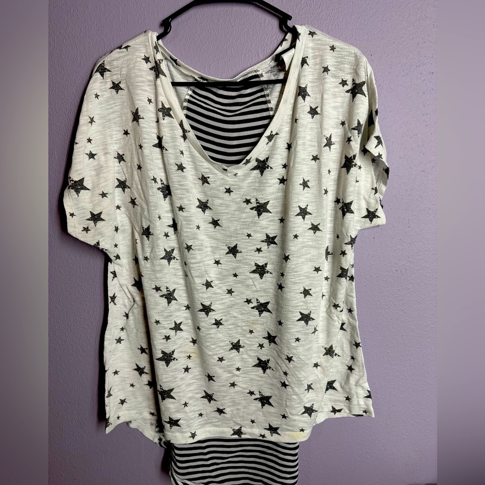 Stars and stripes top